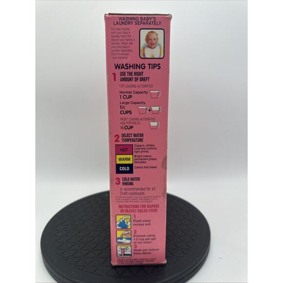 Vintage 1990 P&G Draft Baby Powder Detergent. - Picture 2 of 6